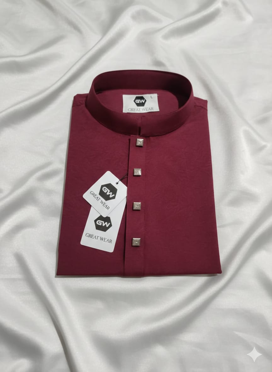 gw-4 ১টা কিনলে ১টা ফ্রি! - মেরুন - Image 1